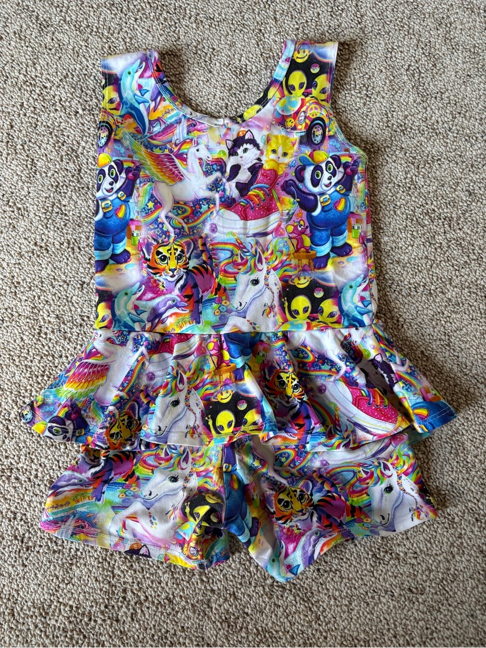 Wild Rich Kids Lisa Frank Romper